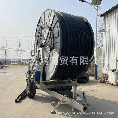 带轮喷灌机大田农作物抗旱自动卷盘喷灌设备自走浇地淋灌机