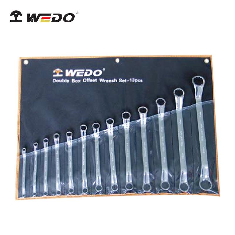 WEDO维度钢制双头梅花扳手组套铬钒钢双开口扳手汽修机修扳手