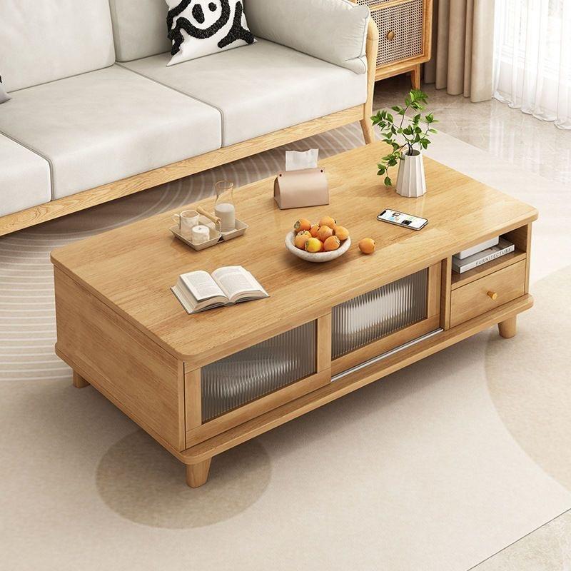 日式实木茶几客厅家用小户型沙发桌子2025简约现代阳台茶桌小茶台