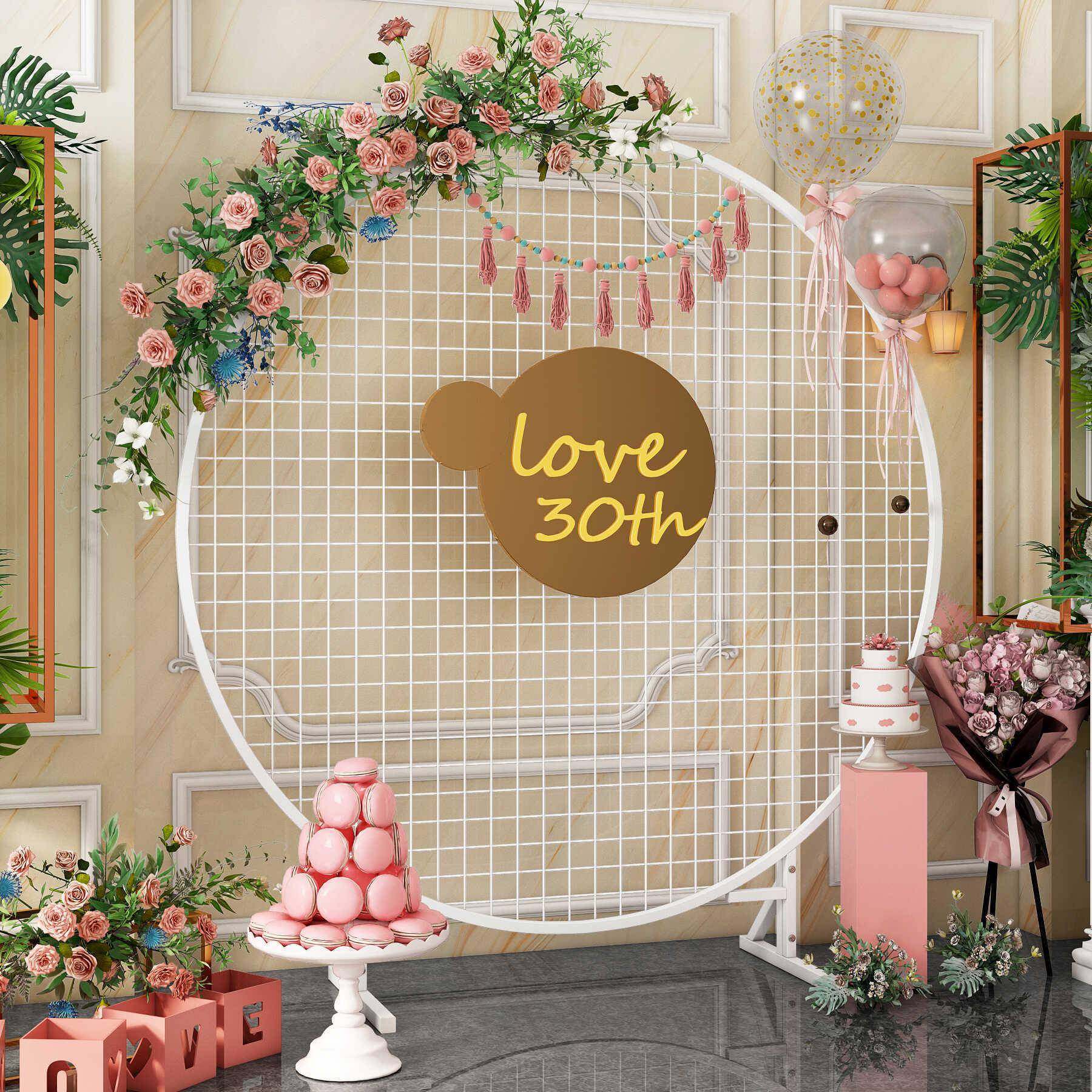 铁艺网格折叠展示架幼儿园美工区作品书法画展圆形立式移动置物架,鲜花速递/花卉仿真/绿植园艺,其它园艺用品,淘宝优惠券,粉丝福利购,淘宝优惠卷