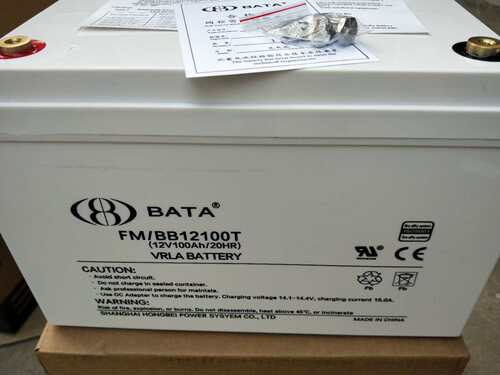 鸿贝蓄电池FM/BB12100T 12V100AH免维护铅酸蓄电池UPS直流屏