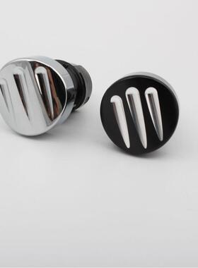 适用哈雷改装XL8831200x48v72爪纹机油尺量油尺复古黑色电镀银