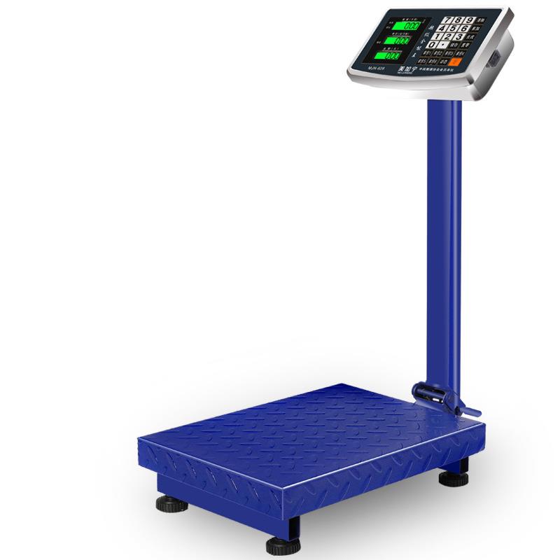 美加宁300kg电子秤计价精准称重150kg磅秤商用100公斤电子称台秤