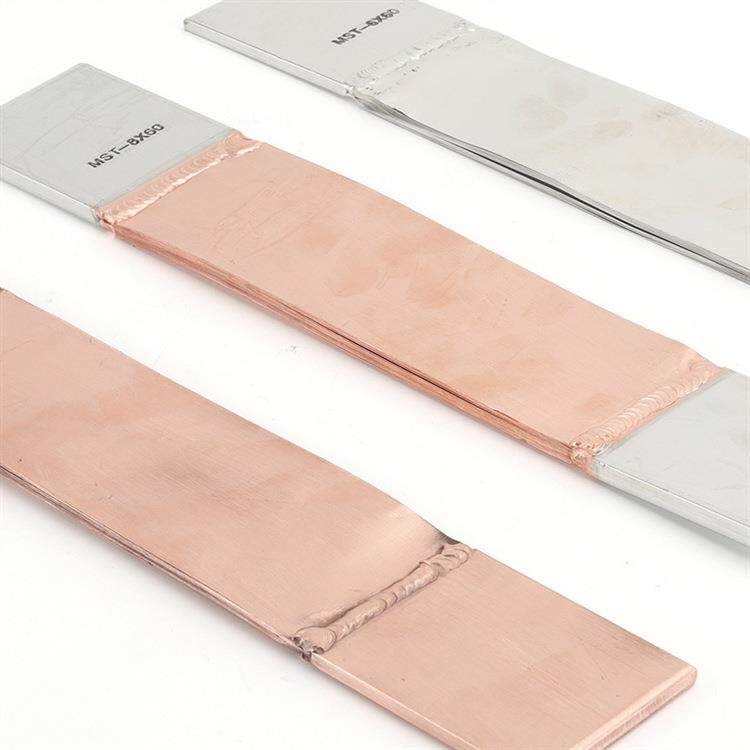 压焊软连接MST-8*60T2紫铜带变压器两头镀锡全镀锡编织线伸缩节