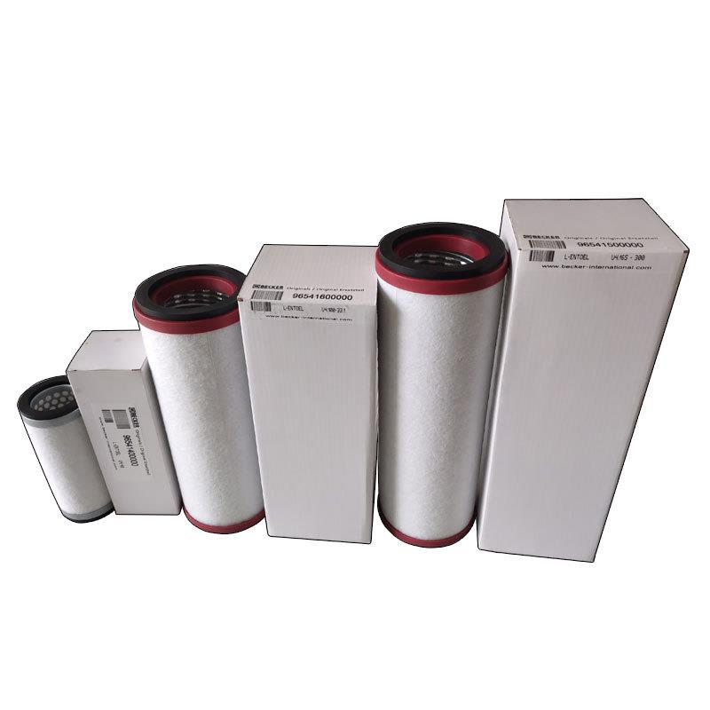 德国BECKER贝克真空泵排气滤芯油过滤器油雾分离器965414/5/6