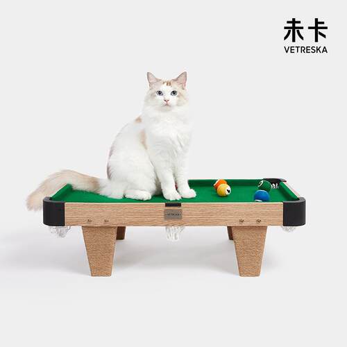 未卡喵诺克台球玩具套装猫抓板猫玩具抓咬磨爪逗猫