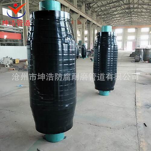 供应3PE异径管聚乙烯热缩带异径管钢套钢外衬3PE异径管