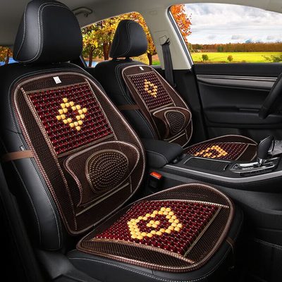 夏季于适用背木腰部靠垫汽车驾驶员车载座位腰靠背透气腰垫座椅珠