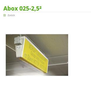 现货 2.5平方欢迎咨询 Abox025