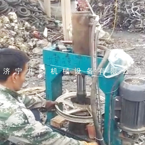 小型门式废旧轮毂处理铝铁分离液压机 2019新款效率高 操作安全
