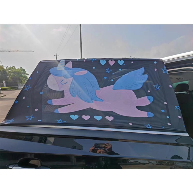 汽车遮阳帘车窗防晒隔热布罩遮阳挡车用侧挡遮阳板遮光神器氨纶布