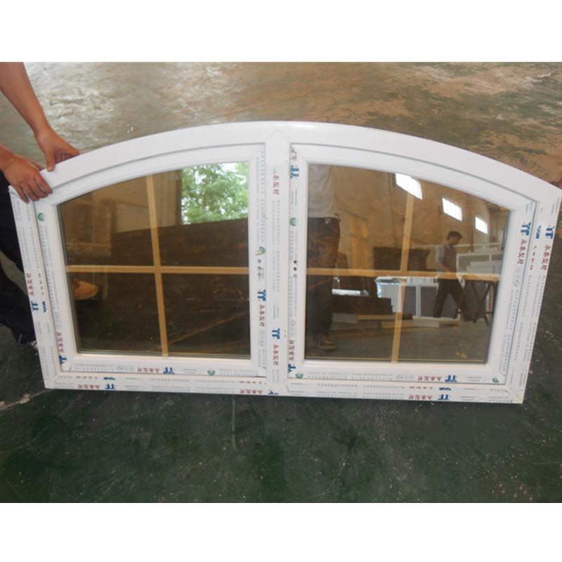 欧式美式UPVC塑钢窗平开窗推拉窗圆弧窗隔音隔热中空LOWE玻璃