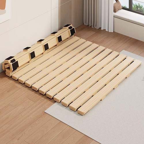 实木硬床板护腰护脊椎松木双人硬板床垫软床变硬神器可折叠排骨架