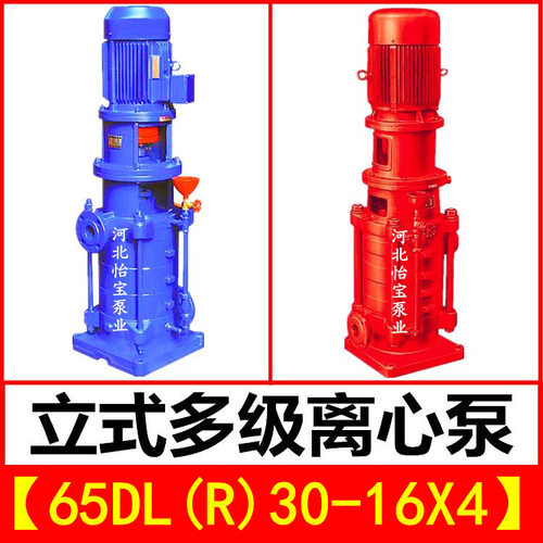 65DL30-16X4立式多级泵DLR型热水增压管道离心泵高层建筑给水泵