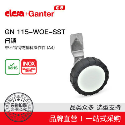 ElesaGanter伊莉莎冈特GN115-WOE-SST带不锈钢或塑料操作件