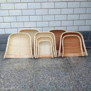 簸箕老式大中小号手工柳条簸箕柳编竹编藤编簸箩箩筐家用农用结实