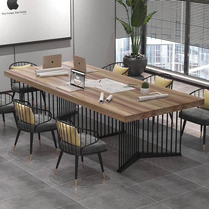 北欧简约实木办公桌工作室设计创意铁艺桌腿长条桌会议室洽谈桌椅,鲜花速递/花卉仿真/绿植园艺,割草机/草坪机,淘宝优惠券,粉丝福利购,淘宝优惠卷