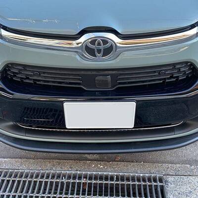 适用于22款丰田SIENTA机盖饰条改装中网装饰亮条贴片10系车标框