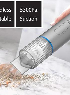 新款多用途车载吸尘器5300PA大吸力无线吸尘吹尘破窗锤家用车用