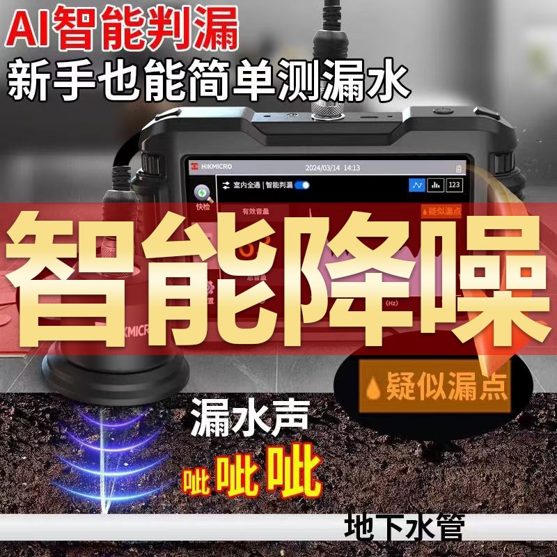 漏水点检测仪房屋测漏水仪器卫生间自来水暗管道地暖高精度测漏仪