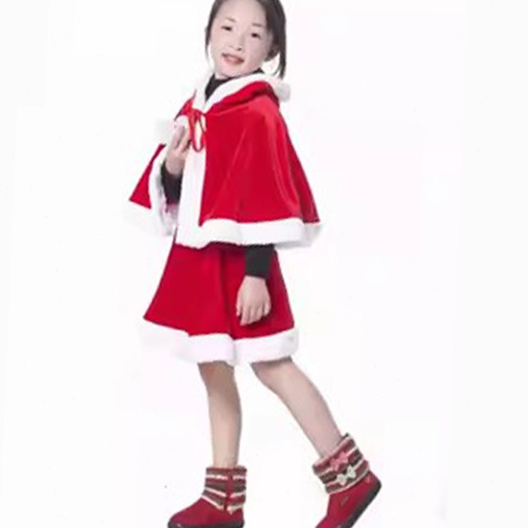 男孩女孩套装幼儿园老人圣诞男童圣诞服饰
