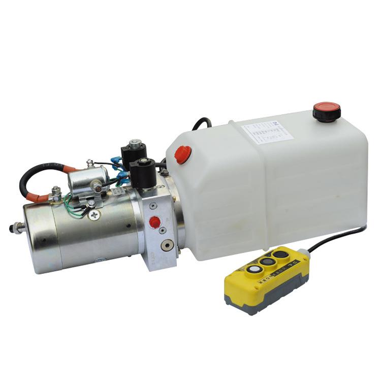 自卸车动力单元机电12v24v提升垃货圾翻盖动力垃圾桶液压系统长江