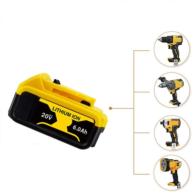替代dew德伟20V4.0.5.0.6.0DCB180DCB181手电钻电动工具备用锂