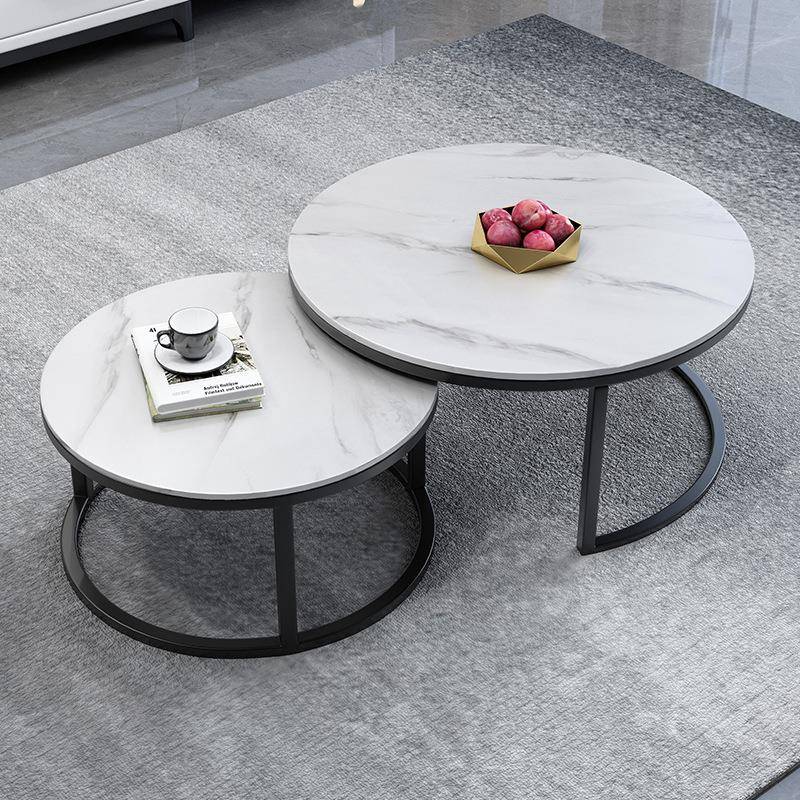 小圆形茶几轻奢现代简约小户型网红茶几小尺寸桌子茶几桌客厅家用