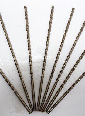 ll250mm高钴含钴钻不锈钢直柄麻花钻头加长钻抛物线型深孔钻头3-