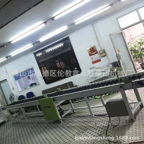 鑫长胜MB400指接方条过胶机木方自动滚胶机链式涂胶机