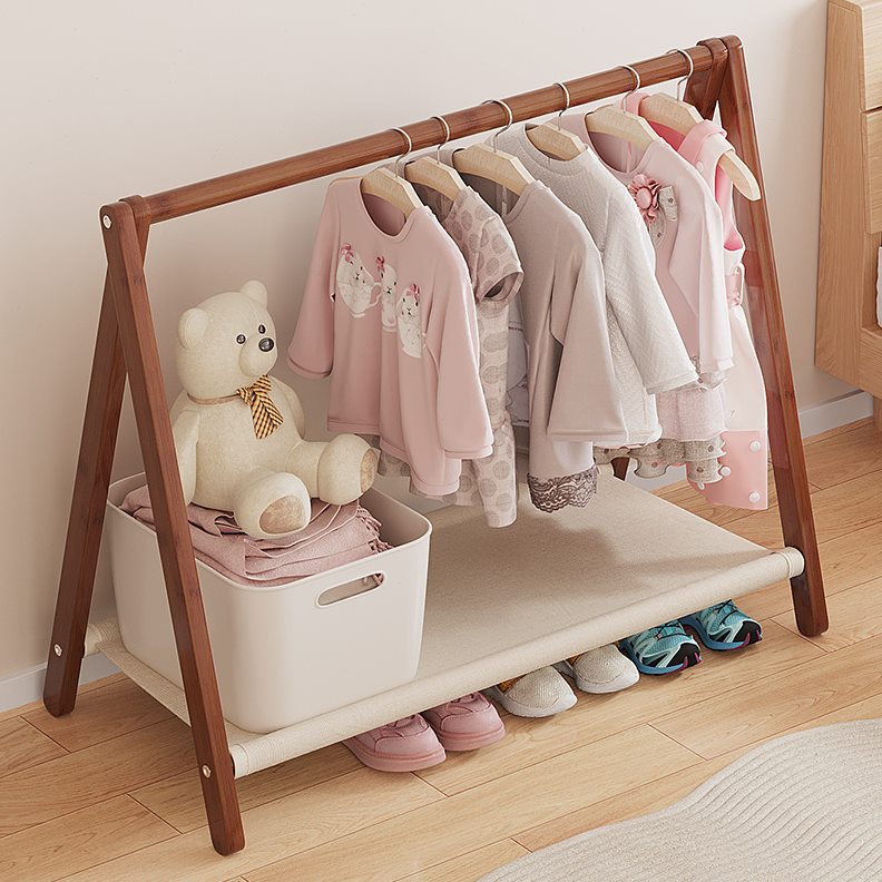 上收纳时衣临挂衣架卧室晚床头裤搭实木家用睡觉北欧衣帽架落地小