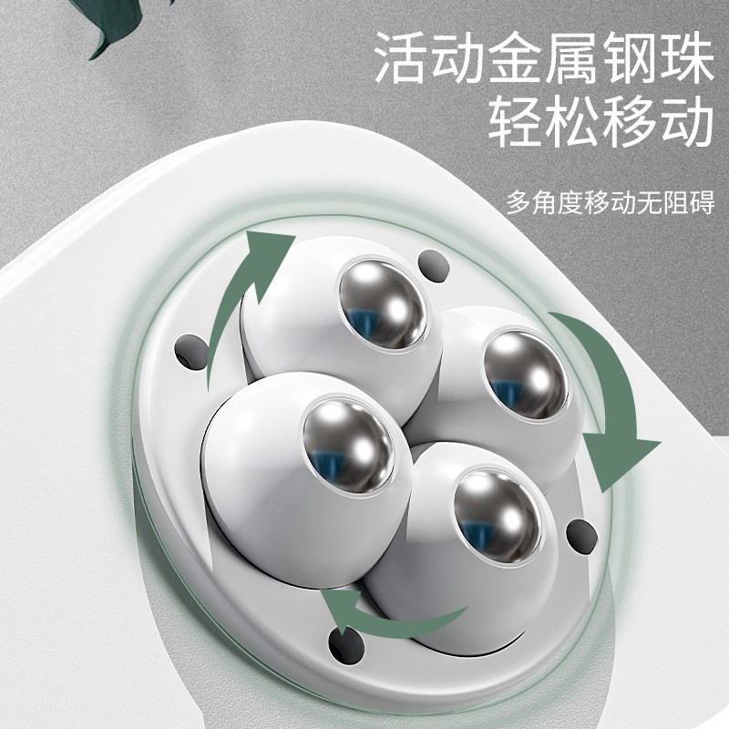 万向轮轮子滑轮底座滚轮可粘贴静音脚轮尼龙轮婴儿手推车家具轮子