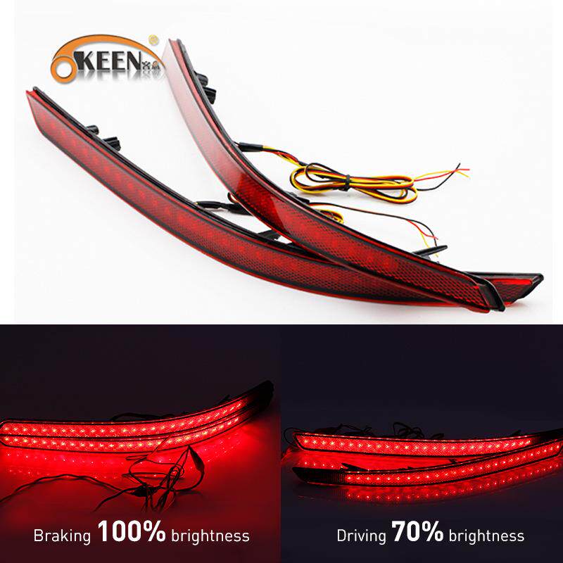 OKEEN适用11-13起亚k5后杠灯专用LED后尾灯刹车灯改装转向后雾灯