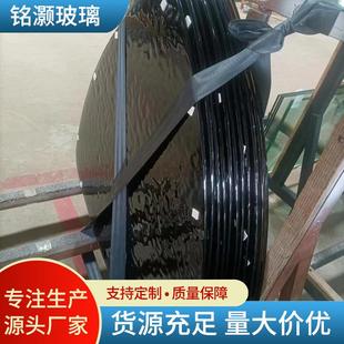 供应各类圆形方形三角8MM10MM12MM灰色熔岩钢化玻璃加工