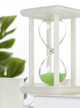 沙漏计时器儿童刷牙30/5/3分钟防摔礼物创意夜光沙漏个性创意摆件