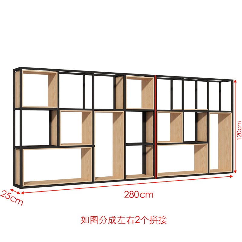 铁艺墙上置物架工业风多层书架架子墙面壁挂餐厅装饰loft储物实木