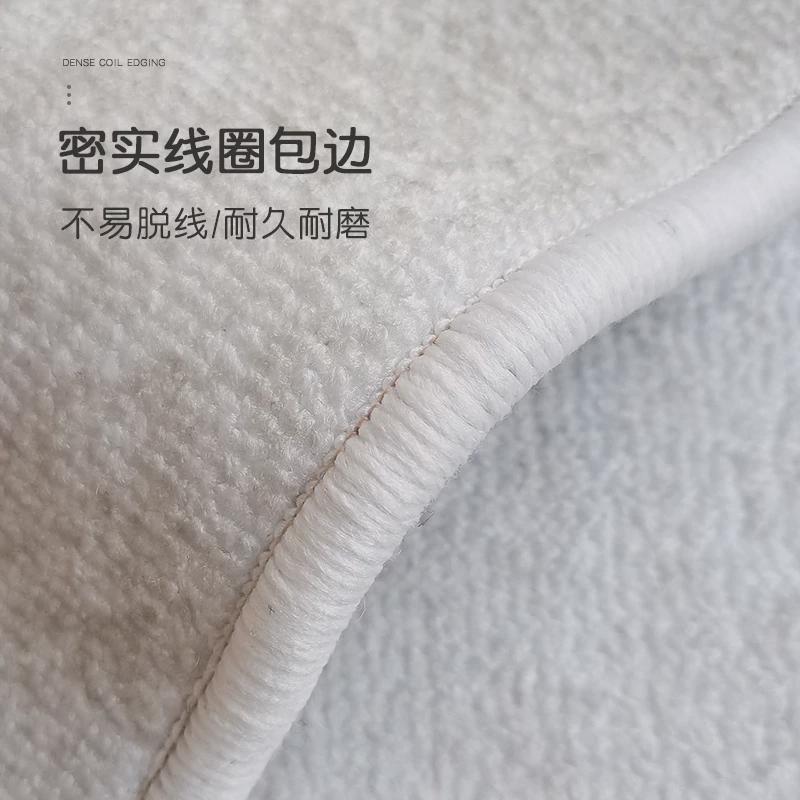 地毯卧室床边毯房间满铺防滑加厚可擦洗耐脏地垫主卧床前长条垫子