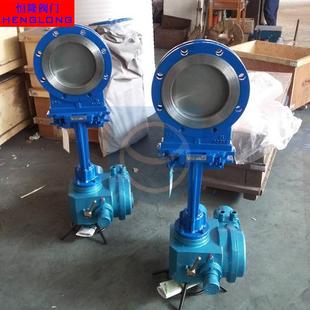 产地货源电动浆料刀阀电动对夹式刀型闸阀电动刀闸阀DN200