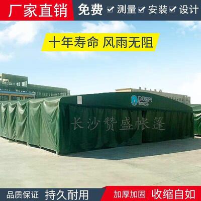 大型029排夜市简易档折叠推拉篷缩 仓库储存遮阳伸推拉篷 大推拉