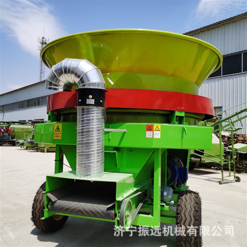 青储玉米整捆草料破捆机全新稻草秸秆破碎机高喷出料转盘铡草机