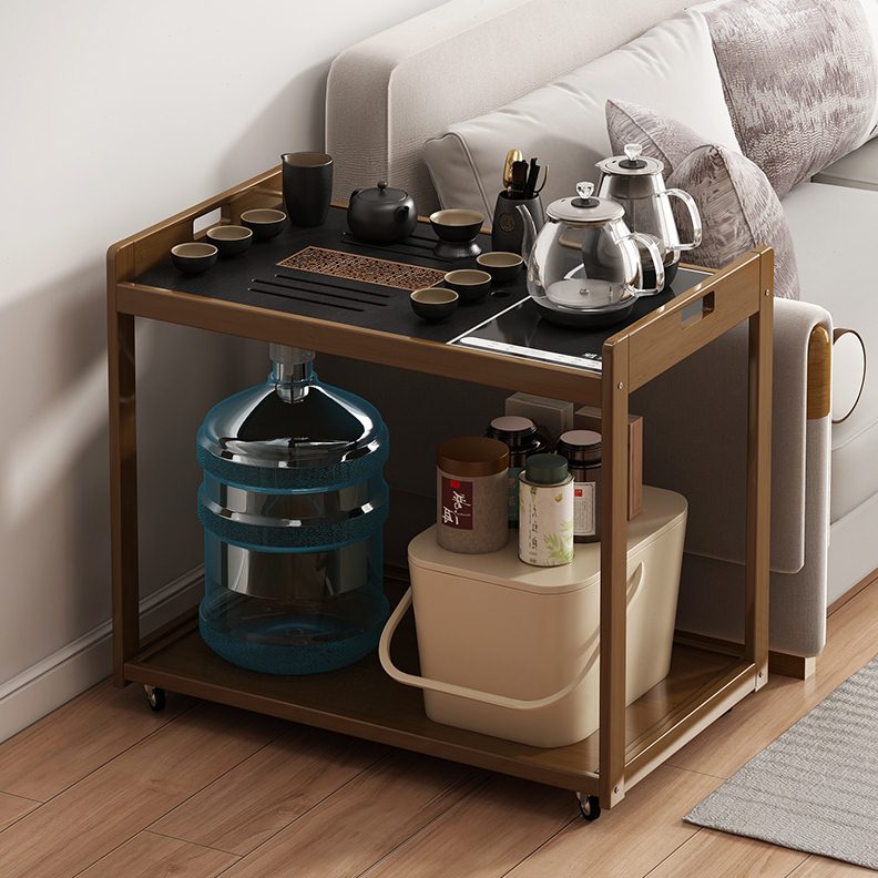 阳台一体2024茶桌小户型沙发实木烧水壶茶车边几小茶几茶台新款非