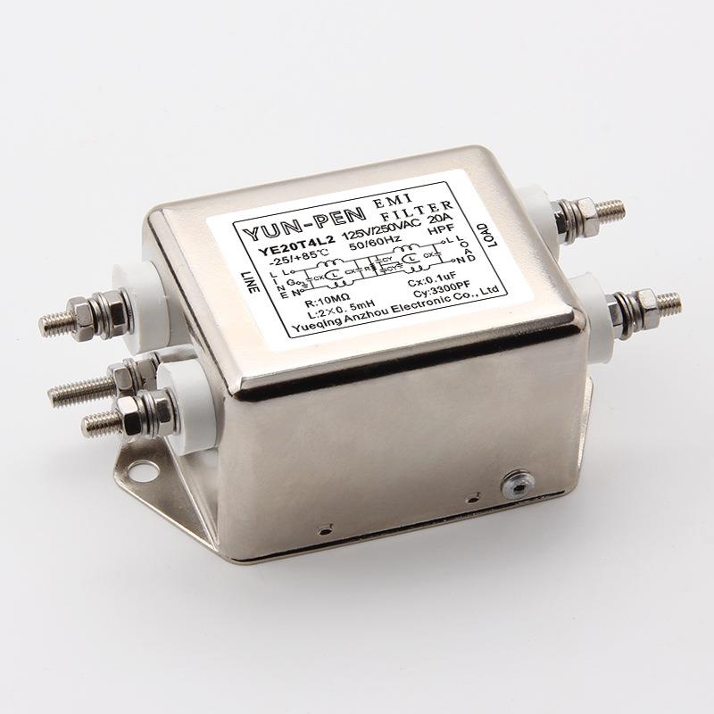 YUN-PEN滤波器EMIFILIERYE20T4L2/YE15T4L2/YE10T4L2/YE5T4L2