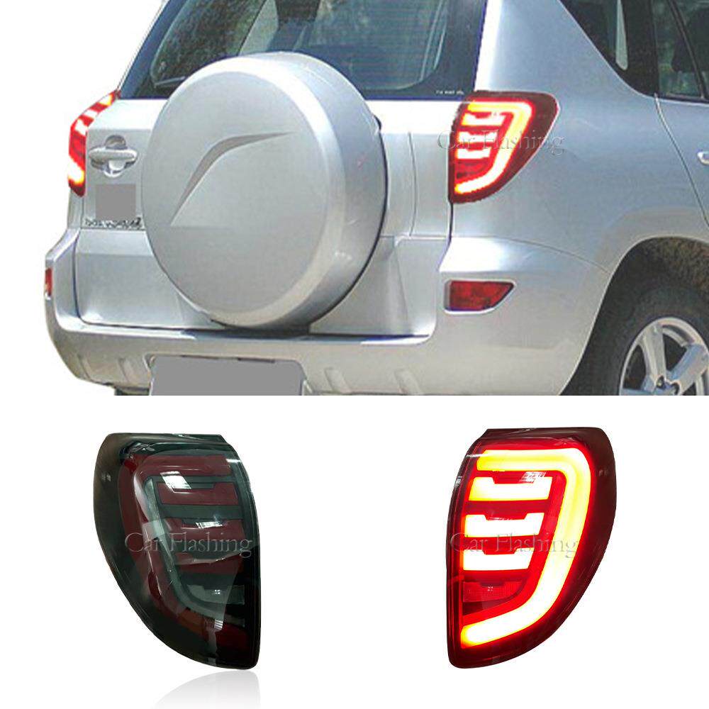 适用于丰田09-12款RAV4尾灯总成刹车灯老款RAV4流水LED灯