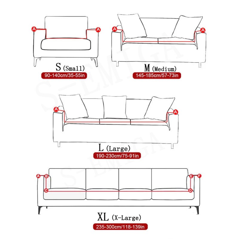 Square lattice printed couch cover sofa cover elastic slipco