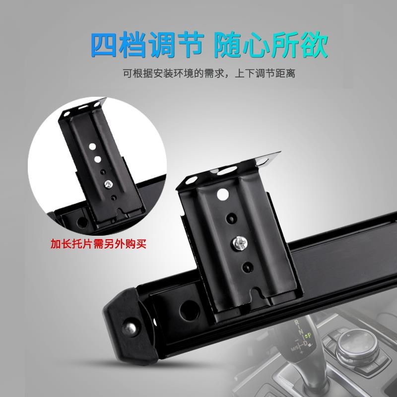 桌下静音加装三节吊装滑轨加厚托盘托架滑道抽屉吊轨导轨条轨道