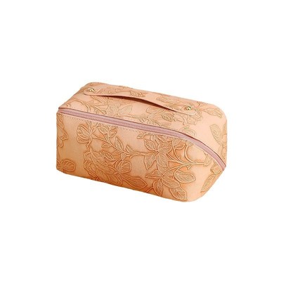 化妆包轻奢高级女便携式小轻便款外出旅行简约多层韩系手提收纳包