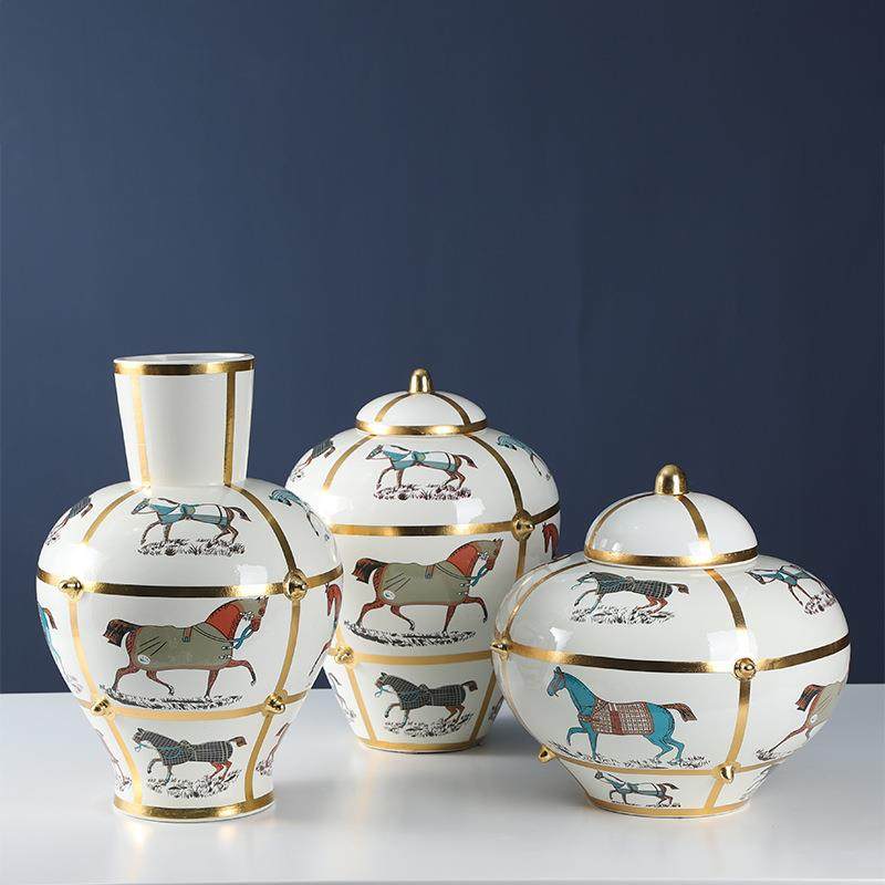 家居装饰陶瓷罐摆件高档彩釉软装饰品陶瓷花瓶摆饰工艺品送礼佳品,鲜花速递/花卉仿真/绿植园艺,其它园艺用品,淘宝优惠券,粉丝福利购,淘宝优惠卷