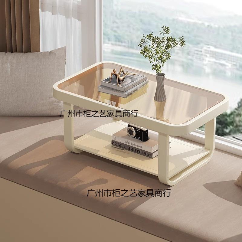 欧式玻璃飘窗台桌子茶几民宿榻榻米方角几卧室矮桌简约现代炕几