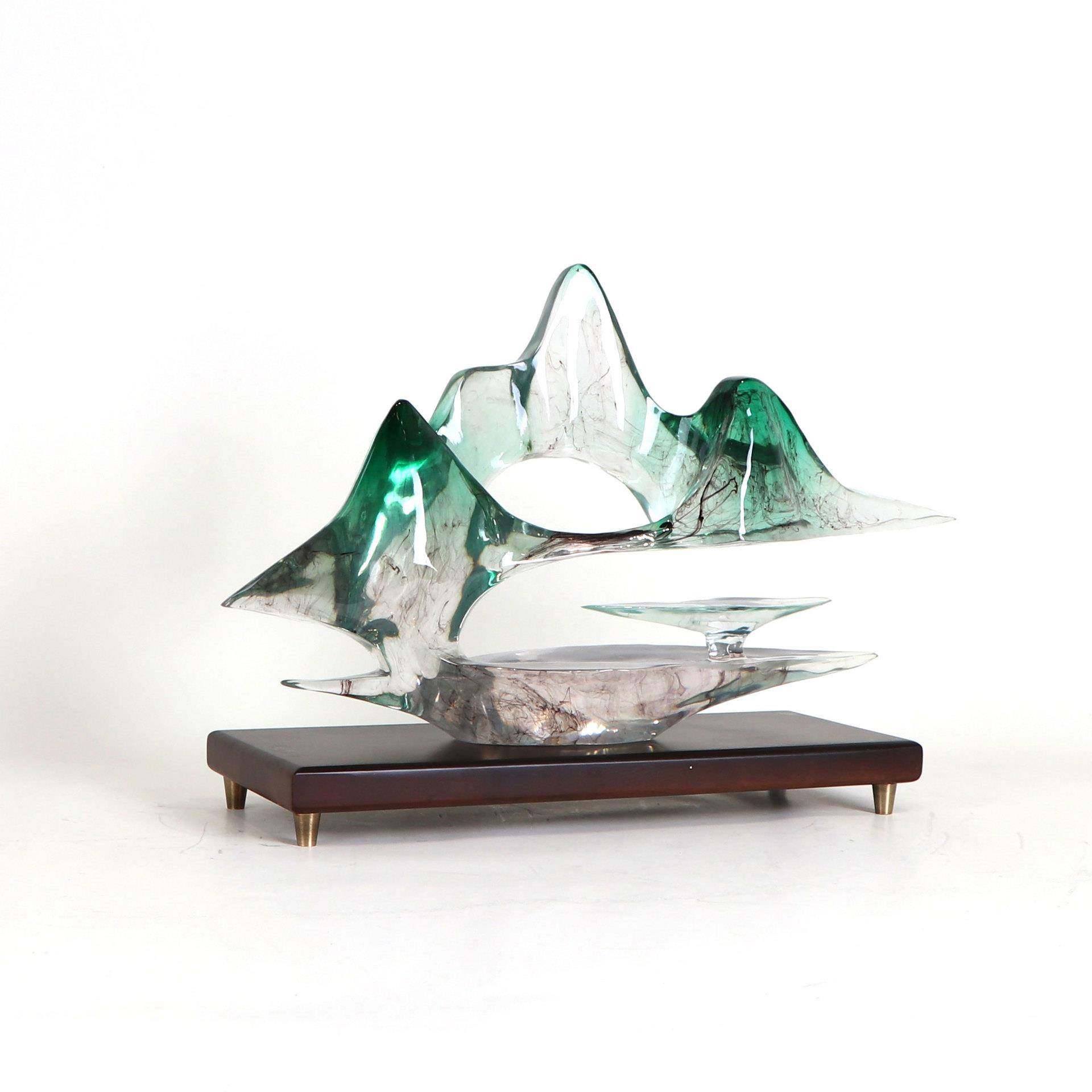 新中式云山雾海假山摆件样板房玄关树脂摆设品酒柜隔断柜软装饰品,鲜花速递/花卉仿真/绿植园艺,其它园艺用品,淘宝优惠券,粉丝福利购,淘宝优惠卷