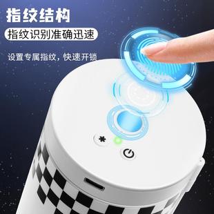 NBX指纹识别解锁多功能文具盒高科技密码锁笔袋大容量自动铅笔盒